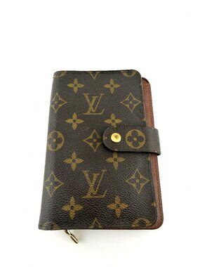 LV MONOGRAM COMPACT ZIP WALLET IN GREAT CONDITION!